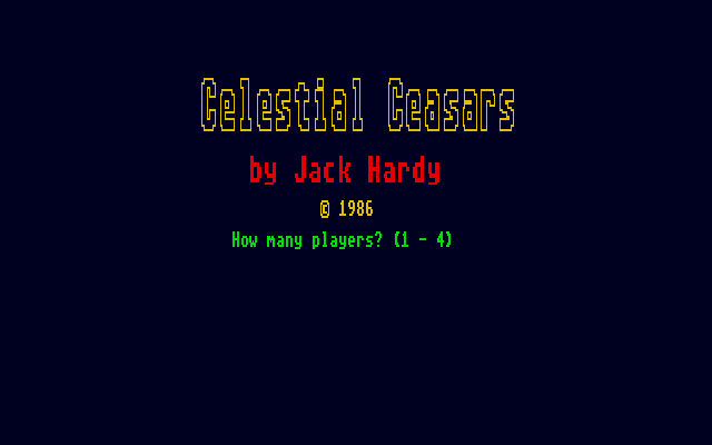 Game cover: Celestial Ceasars