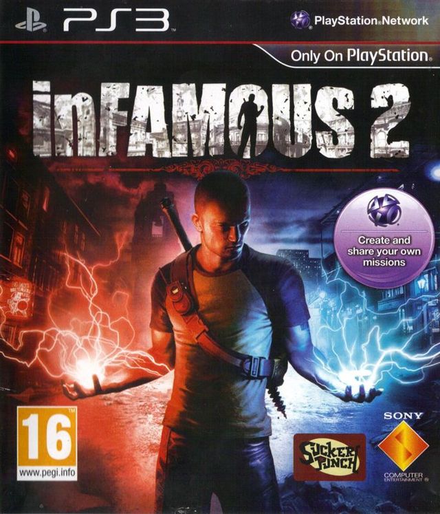 Game cover: inFAMOUS 2
