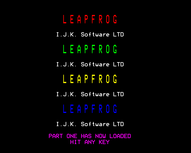 Game cover: Leap-Frog