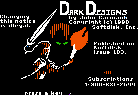 Game cover: Dark Designs I: Grelminar's Staff