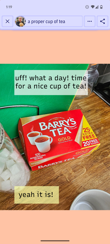 Game cover: a proper cup of tea