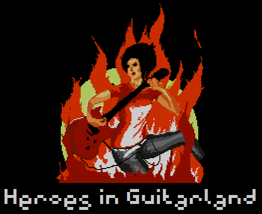 Game cover: Heroes in Guitarland