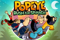 Game cover: Popeye: Rush for Spinach