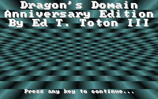 Game cover: The Dragon's Domain Tetrology One-Year Anniversary Edition