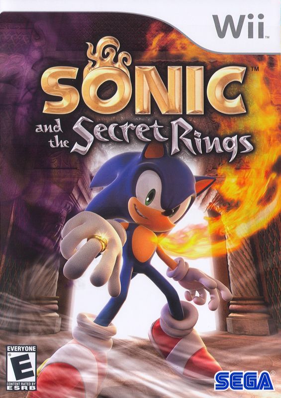 Game cover: Sonic and the Secret Rings