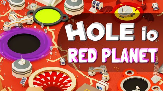 Game cover: Hole io: Red Planet