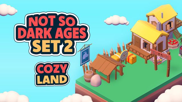 Game cover: Cozy Land: Not So Dark Ages Set 2