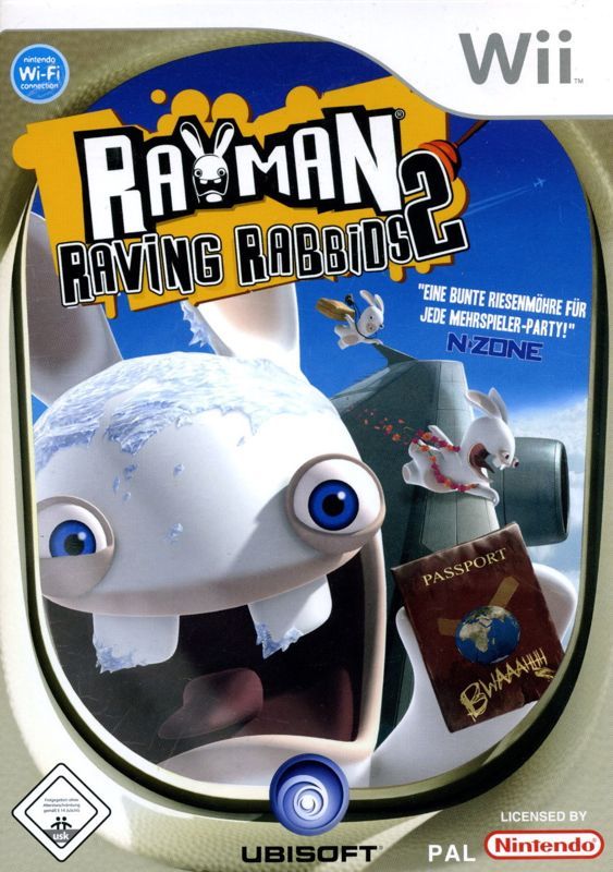 Game cover: Rayman: Raving Rabbids 2