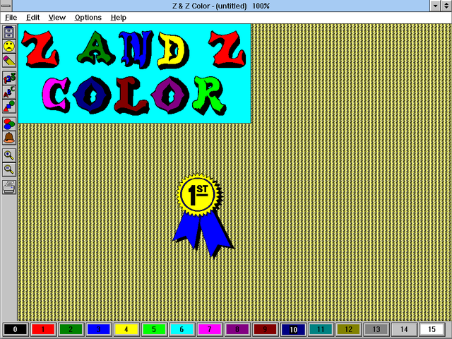 Game cover: Zoë and Zachary's Color