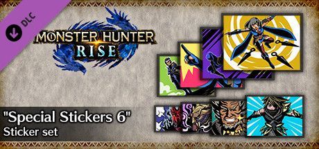 Game cover: Monster Hunter: Rise - "Special Stickers 6" Sticker set