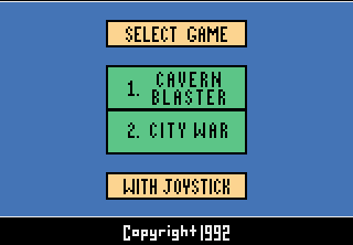 Game cover: 2 Pak Special: Cavern Blaster & City War
