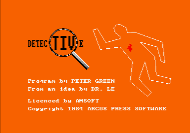 Game cover: Detective