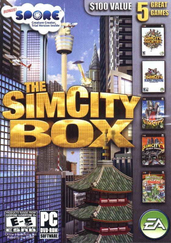 Game cover: The SimCity Box
