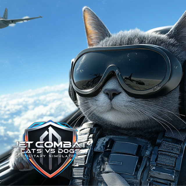 Game cover: Jet Combat: Cats vs Dogs Military Simulator