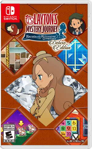 Game cover: Layton's Mystery Journey: Katrielle and the Millionaires' Conspiracy - Deluxe Edition