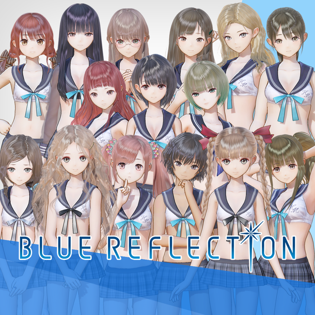 Game cover: Blue Reflection: Sailor Swimsuits Complete Set
