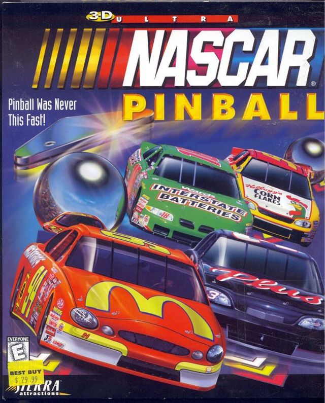 Game cover: 3-D Ultra NASCAR Pinball