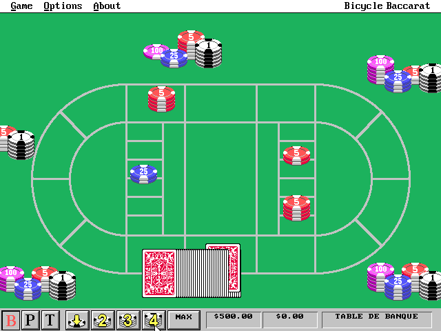 Game cover: Bicycle Baccarat