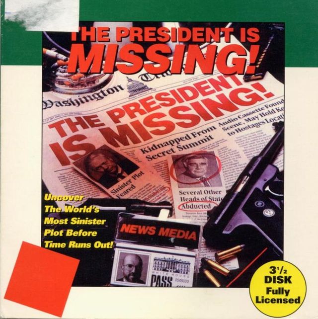 Game cover: The President is Missing