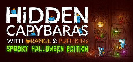 Game cover: Hidden Capybaras with Orange and Pumpkins: Spooky Halloween Edition