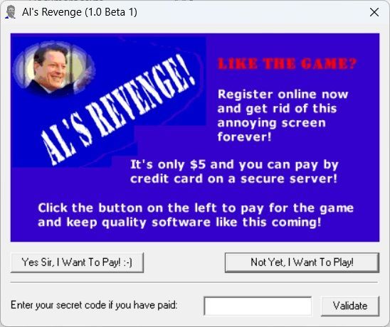 Game cover: Al's Revenge