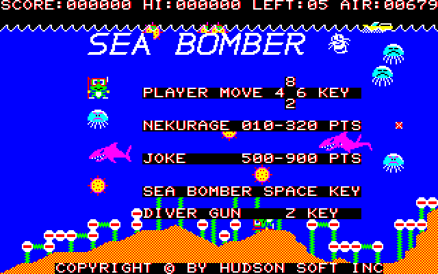Game cover: Sea Bomber