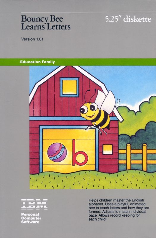 Game cover: Bouncy Bee Learns Letters