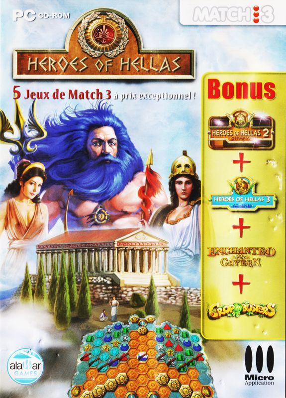 Game cover: Heroes of Hellas / Heroes of Hellas 2 / Heroes of Hellas 3 / Enchanted Cavern 2 / Crop Busters