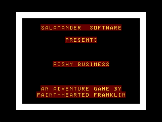 Game cover: Dan Diamond in Fishy Business