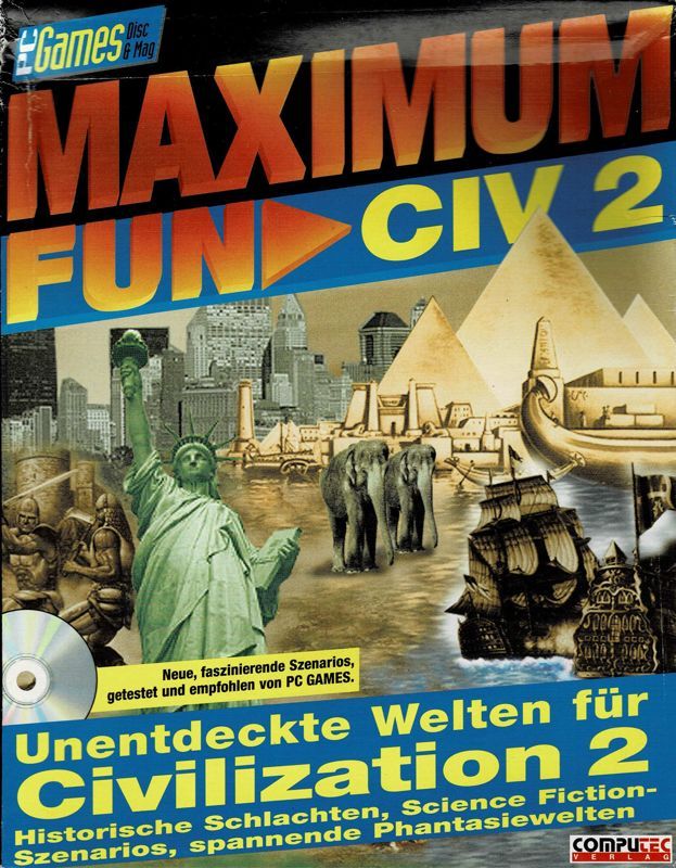 Game cover: Unentdeckte Welten für Civilization 2