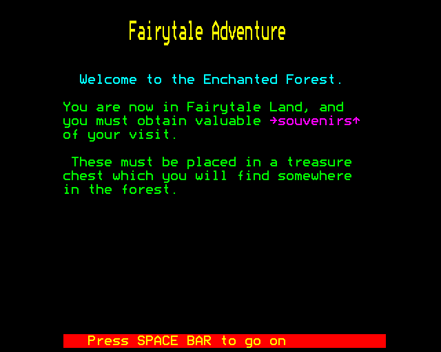 Game cover: Fairytale Adventure