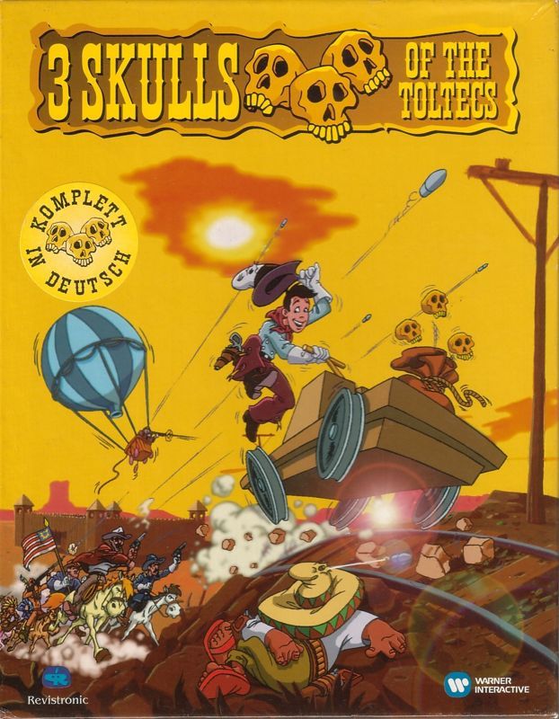 Game cover: 3 Skulls of the Toltecs