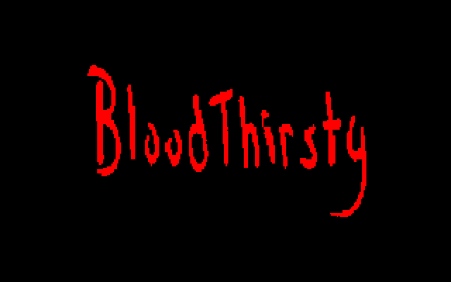 Game cover: BloodThirsty
