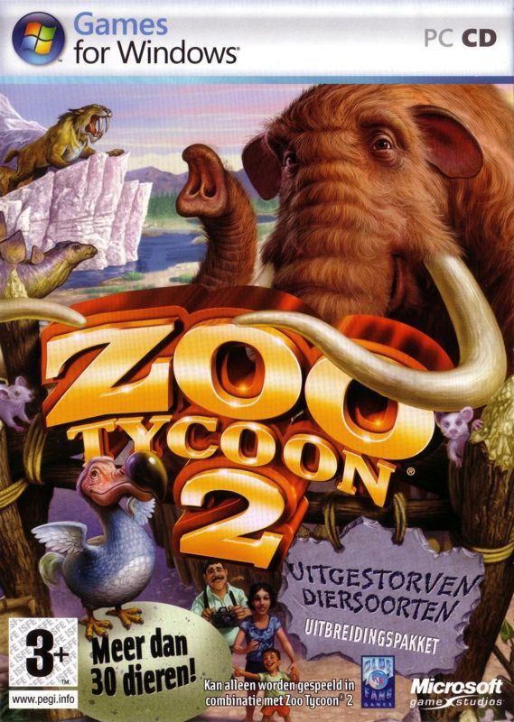 Game cover: Zoo Tycoon 2: Extinct Animals