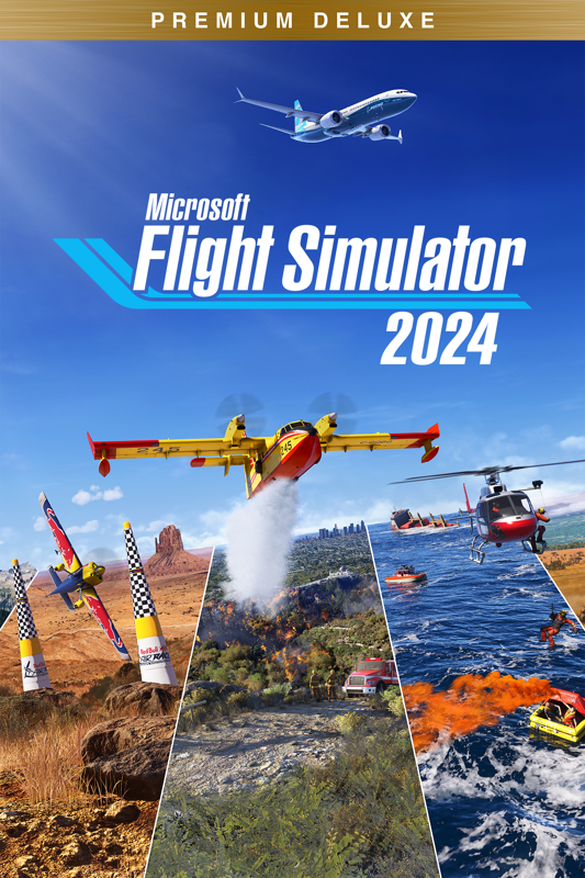 Game cover: Microsoft Flight Simulator 2024 (Premium Deluxe Edition)