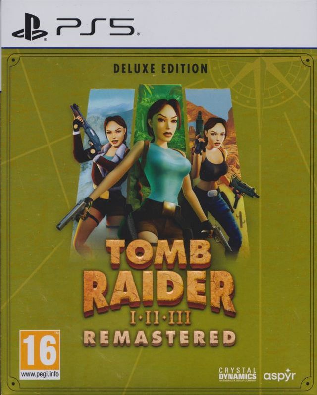 Game cover: Tomb Raider I•II•III: Remastered (Deluxe Edition)