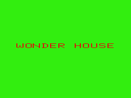 Game cover: Wonder House