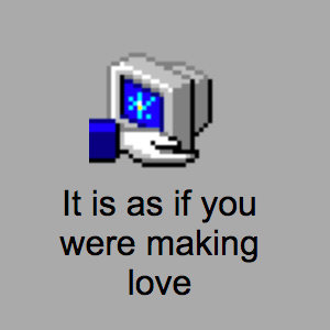 Game cover: It is as if you were making love