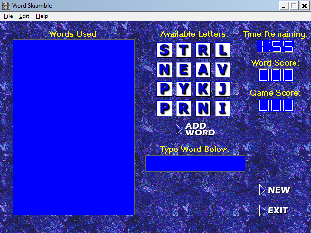 Game cover: Word Skramble