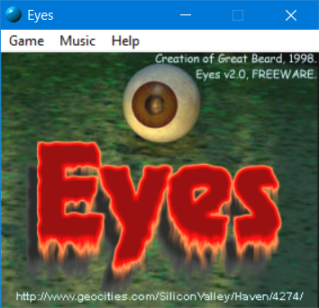 Game cover: Eyes