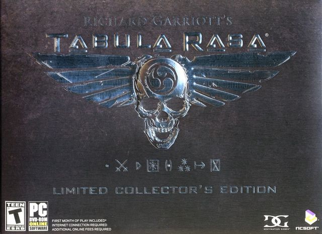 Game cover: Richard Garriott's Tabula Rasa (Limited Collector's Edition)