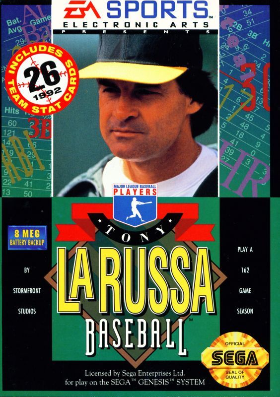 Game cover: Tony La Russa Baseball