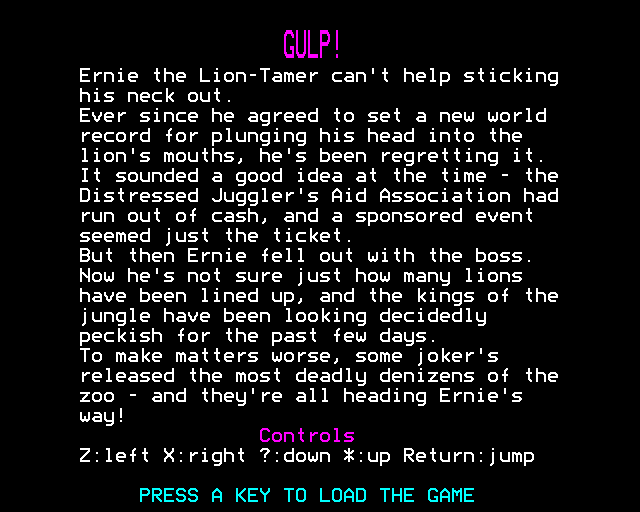 Game cover: Gulp!