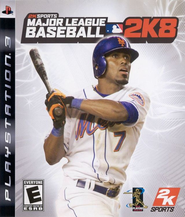 Game cover: Major League Baseball 2K8