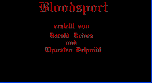 Game cover: Bloodsport