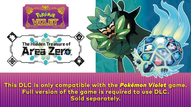 Game cover: Pokémon Violet: The Hidden Treasure of Area Zero