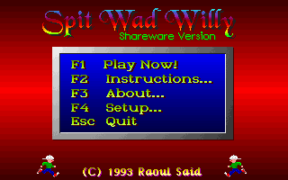 Game cover: Spit Wad Willy
