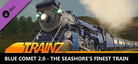 Game cover: Trainz Plus: Blue Comet 2.0 - The Seashore's Finest Train
