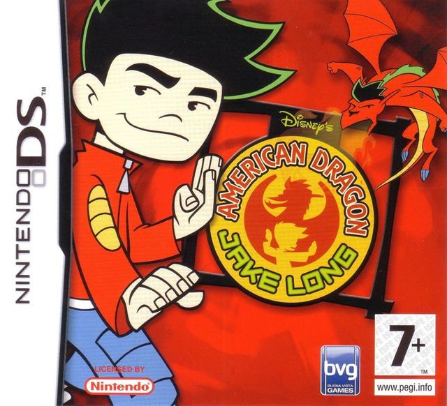 Game cover: Disney's American Dragon: Jake Long - Attack of the Dark Dragon