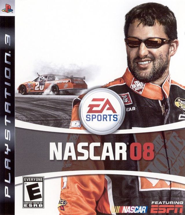 Game cover: NASCAR 08